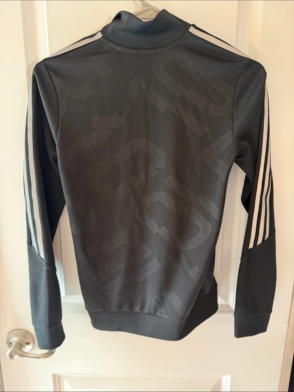 adidas Black Kids Messi Track Jacket & Joggers with Light Blue Accents